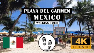 Playa del Carmen  Mexico  Walking Tour [upl. by Hildie]