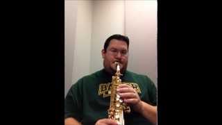 Altissimo F on soprano saxophone [upl. by Entroc]