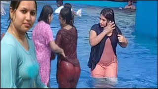 22 কি হচ্ছে এসব।nondon water park wave pool [upl. by Evita]