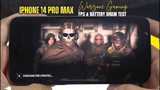 iPhone 14 Pro Max Call of Duty Warzone Gaming test [upl. by Erdnaet305]