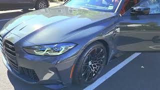 2023 BMW M3 Competition xDrive in Dravit Grey Metallic cold start [upl. by Vincents]