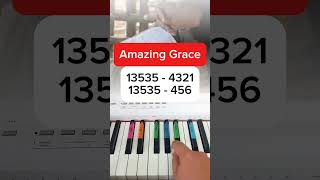 Amazing Grace  Easy Piano Tutorial for Beginners [upl. by Mcwilliams]