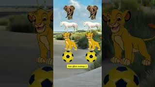 Football to elephant name magic video animalsvfxshorts funnyshorts [upl. by Japha]