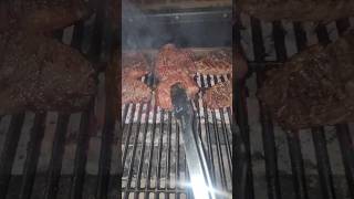 Searing sirloin cap aka picanha on the Santa maria  open fire cooking  5thwheelBBQ [upl. by Himelman972]