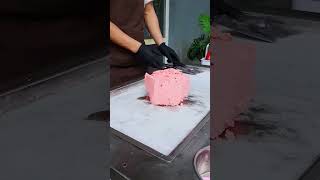 Pink IceCream Manufacturing Process shorts [upl. by Yevol]