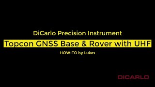 Topcon MAGNET Field how to start base and rover with UHF [upl. by Eudo589]