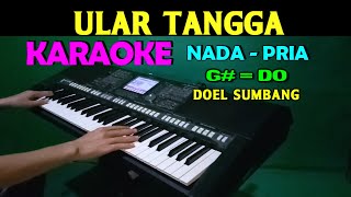 ULAR TANGGA  Doel Sumbang  KARAOKE Nada Pria HD  Lagu Lawas [upl. by Marylinda]