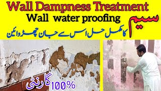 Wall Dampness Treatment  wall seepage solution  wall dampness [upl. by Gora]