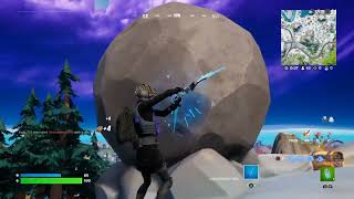 Fortnite Quest Timber Pine amp Dislodge a Runaway Boulder [upl. by Willy361]