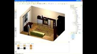 Программа расстановки мебели Astron Design [upl. by Ecneitap]