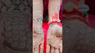 Bridal letests mehndi design 🥰🥰🥰 2024 mehndidesigns mehnditrick [upl. by Jamille]