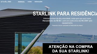 ATENÇÃO AO COMPRAR STARLINK NA INTERNET COMPRAR NO SITE OFICIAL PARA NAO TER DOR DE CABEÇA [upl. by Yleen]