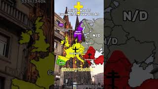 Religion Map Of Europe In The Year 900 AD europe mapper history mapping [upl. by Phonsa907]