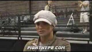 GINA CARANO quotIM JUST DOING WHAT I GOTTA DOquot [upl. by Daney]