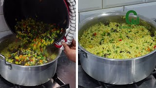 Fried Rice Recipe For Beginners  Chinwe Uzoma Kitchen [upl. by Adnohs]