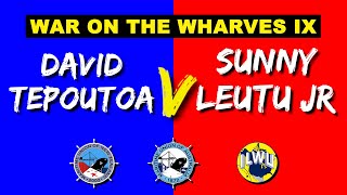 Sunny Leutu Jr V David Tepoutoa boxing charity [upl. by Indihar412]