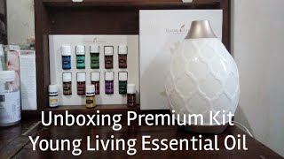 unboxing Premium Kit Indonesia  Desert Mist Diffuser  Young Living Essential Oil [upl. by Crowell]