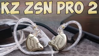 KZ ZSN PRO 2 Обзор ультрабюджетных гибридных наушников [upl. by Ahsitahs]