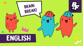 Learn English with BASHO amp FRIENDS  Brain Break Movement Song for Kids [upl. by Annij389]