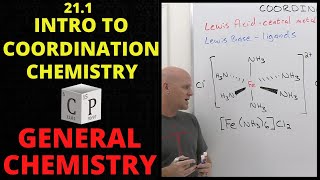 211 Introduction to Coordination Chemistry  General Chemistry [upl. by Aryl]