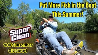 Put More Fish in the Boat This Summer 900th Subscriber Giveawayfishermn fishermntv superclean [upl. by Blondy]