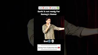 Dark ho raha hai🤣🔥samayraina indiasgotlatent standupcomedy shortsfeed trending shorts [upl. by Rolyat983]