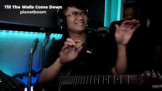 Till The Walls Come Down  Electric Guitar  Planetboom  Cover by Aaron Yong [upl. by Levesque]