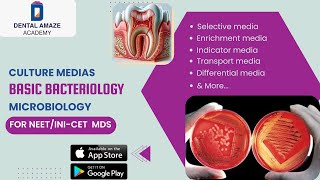 Basic bacteriology part 3 lecture Culture medias in microbiology For NEETINICET MDS [upl. by Ody]