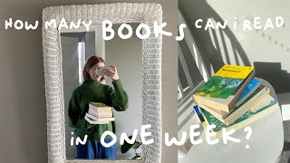 reading as many books as I can in one week [upl. by Wynnie225]