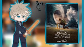 percy jackson reacts 🔱🌊  Ep 2  24  Gacha Club  READ DESC  areskidd [upl. by Anitsirk27]