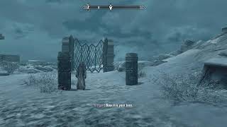 Skyrim  How To Get Two Whirlwind Sprint Words Of Power During The Way Of The Voice Quest [upl. by Bailie]