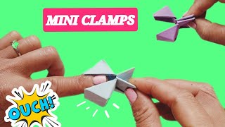 Origami Paper pincers  paper craft  moving paper toys  how to make paper pliers [upl. by Asirram197]