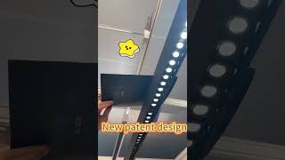 Hand wave sensor designled linear light for office lighting ledlinearlight officelighting [upl. by Ayekam]