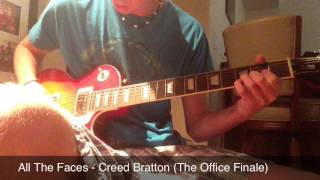 All The Faces  Creed Bratton The Office Finale  On Guitar [upl. by Frissell]