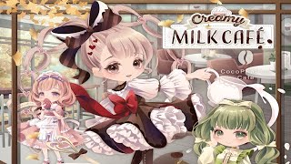 Cocoppa Play  Creamy Milk Cafe Premium Ticket Gacha 30 Spins [upl. by Eelirak]