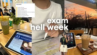 cramming 200 lecture slides for finals exam week  study vlog [upl. by Akima]