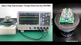 SingleGimbal Control Moment Gyroscope SGCMG based on Spherical Motor probing its responses [upl. by Andrej746]