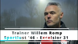 interview Willem Romp Sportlust 46  Excelsior 31 [upl. by Aehs]