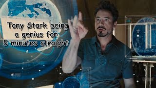 Tony Stark being a genius for 5 minutes straight [upl. by Alisander]