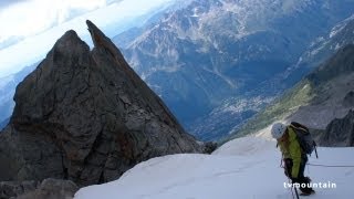 Escalade alpinisme vers lAiguille des Deux Aigles Aiguille du Plan Chamonix MontBlanc massif [upl. by Lucina]