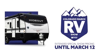 2022 Colorado March RV Show  Extended Show Pricing [upl. by Nnayllek]