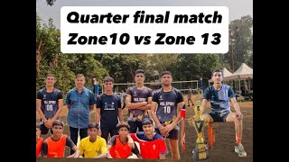 UNDER 19 ZONE10 VS ZONE13 VOLLEYBALL MATCH DELHI [upl. by Ggerg]