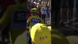 Mont Ventoux returns to the Tour de France when this happened 😳🏃‍♂️ cycling [upl. by Zevahc]