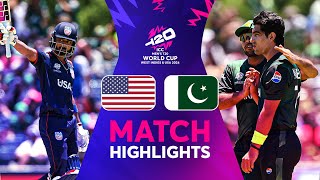 The American fairytale continues as USA beat Pakistan in a massive upset at the T20WorldCup 😍 [upl. by Nosnar988]