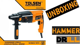 unboxing tolsen 79511 rotary hammer [upl. by Ward]