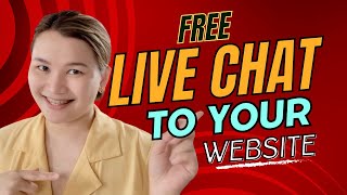 How to add Live Chat Widget to a FREE Website Google Sites 2023 TAGALOG  Dee Mayang [upl. by Nueoras695]