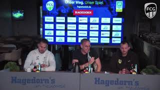 Pressekonferenz nach dem RegionalligaSpiel FC Gütersloh  1 FC Düren [upl. by Nevart32]