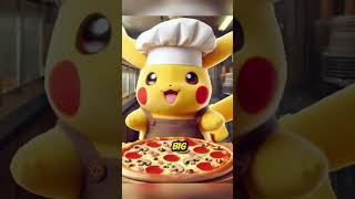 Pikachu and Mickey Mouses and their big Pizza😱🍕 [upl. by Flossi]