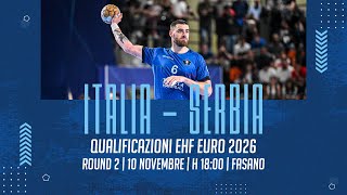 Qualificazioni EHF EURO 2026 Italia  Serbia [upl. by Evol]