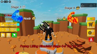 Roblox Frenzy Lifting Simulator 🎃 Stage 09 😱 Top 10 [upl. by Adnohsal]